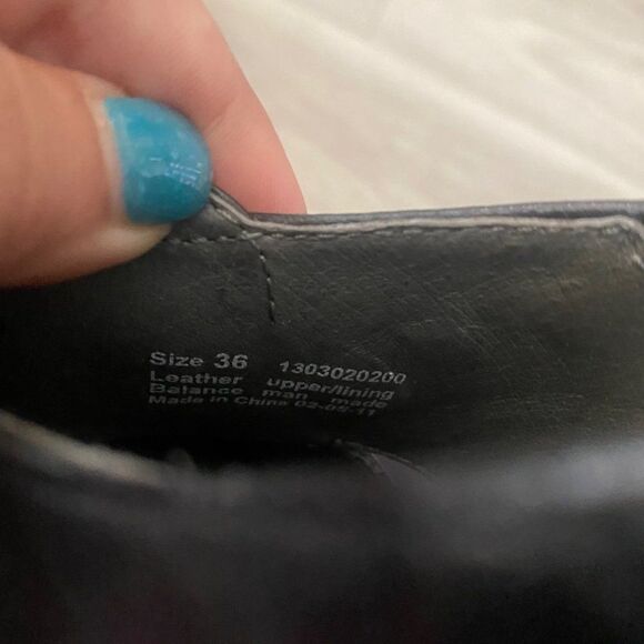 Dankso, black slip on women's comfort pumps size 36 - Picture 8 of 8